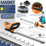 MASKO Akku Heckenschere Profi Hecken & Strauchschere 57